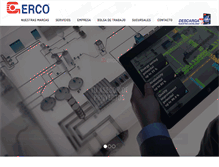 Tablet Screenshot of erco.com.mx
